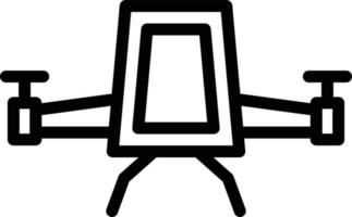 Air Taxi Line Icon vector