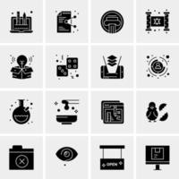 16 Universal Business Icons Vector Creative Icon Illustration to use in web and Mobile Related project