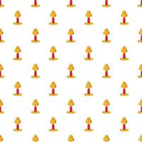 Table pouf pattern, cartoon style vector