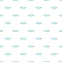 Plate pattern, cartoon style vector