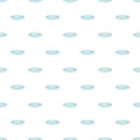 Plate pattern, cartoon style vector