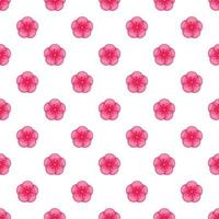 The Rose of Sharon pattern, cartoon style vector