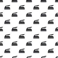 Brush for cleaning pattern, simple style vector