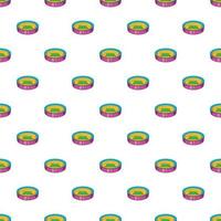 Large round stadium pattern, cartoon style vector