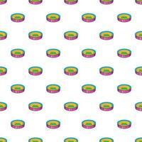 Large round stadium pattern, cartoon style vector