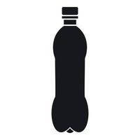 Bottle icon, simple style vector