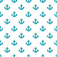 Anchor pattern, cartoon style vector