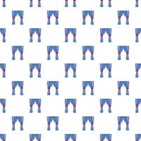 Curtains pattern, cartoon style vector