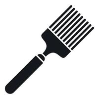 Brush icon, simple style vector