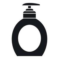 Liquid soap icon, simple style vector