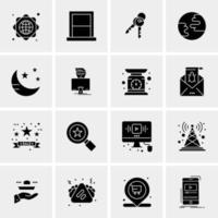 16 Universal Business Icons Vector Creative Icon Illustration to use in web and Mobile Related project