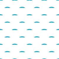 Blue water wave pattern, cartoon style vector