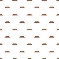 Carpet pattern, cartoon style vector