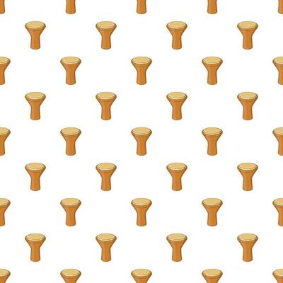 Darbuka, percussive musical instrument pattern