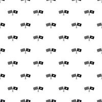 UK and Japan flags pattern, simple style vector