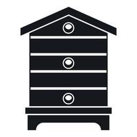 Hive icon, simple style vector