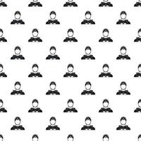 Fighter pilot pattern, simple style vector