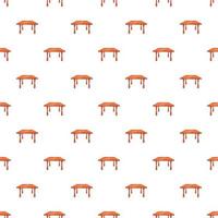 Table pattern, cartoon style vector