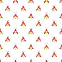 Fly pattern, cartoon style vector
