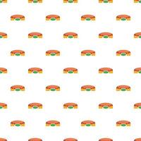 Semicircular stadium pattern, cartoon style vector