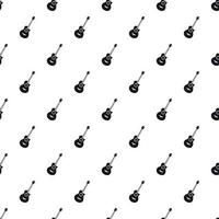 Guitar pattern, simple style vector