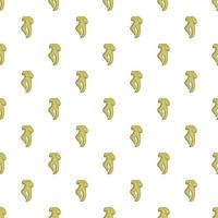 Ginseng rot pattern, cartoon style vector