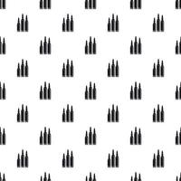 Bullets pattern, simple style vector