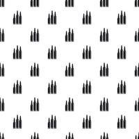 Bullets pattern, simple style vector