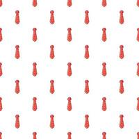 Men tie pattern, cartoon style vector