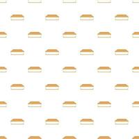 Waffle sandwich with ice cream pattern vector