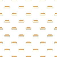 Waffle sandwich with ice cream pattern vector