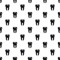 Tooth pattern, simple style vector