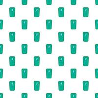 Door of safe pattern, cartoon style vector
