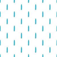 Blue surfboard pattern, cartoon style vector