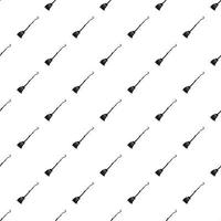 Witch broom pattern, simple style vector