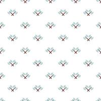 Battle axes with two tips pattern, cartoon style vector