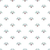 Battle axes with two tips pattern, cartoon style vector