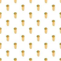 Shawarma, pattern, cartoon style vector