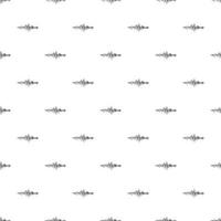 Sound wave pattern, simple style vector