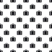 Suitcase pattern, simple style vector
