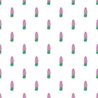 Surfboard case pattern, cartoon style vector