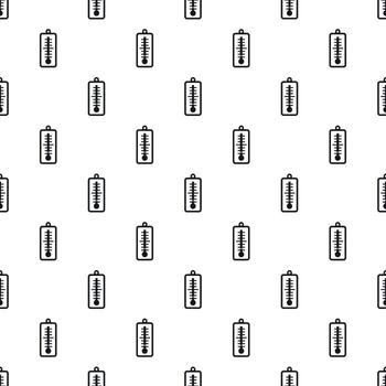 Thermometer pattern, simple style vector