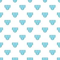 Diaper pattern, cartoon style vector