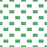 GPS on tablet pattern, cartoon style vector