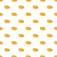 Food container pattern, cartoon style vector