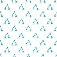 Mechanical Industrial robot arm pattern vector