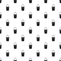 Bucket and rag pattern, simple style vector
