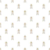 Moth pattern, cartoon style vector