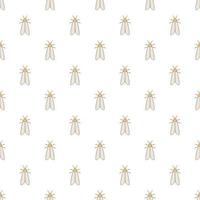 Moth pattern, cartoon style vector