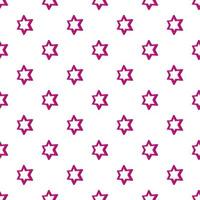 Geometric figure star pattern, cartoon style vector